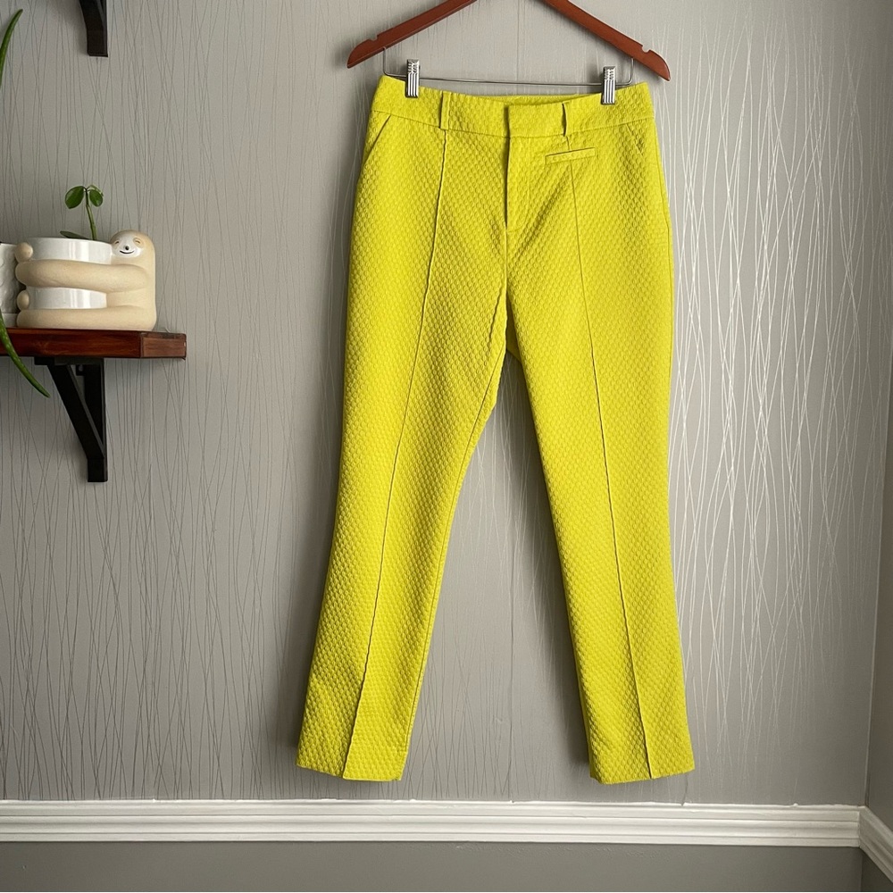 Women’s Tailored Yellow Quilted Pants